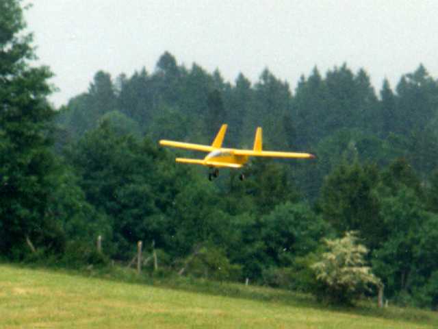 PolyCanard, pr�sentation � l'atterrissage