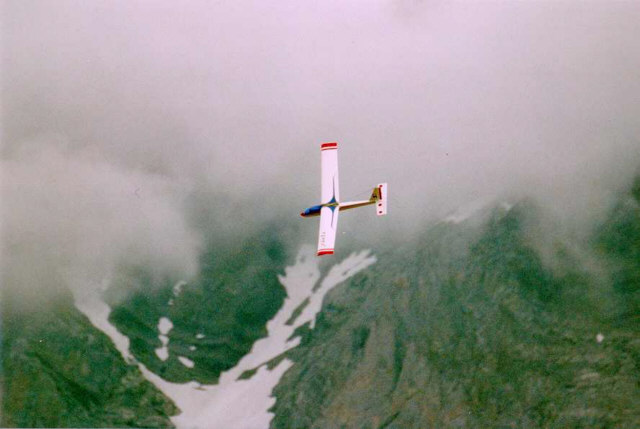 Planeur Panda, en vol au Hannenmoos