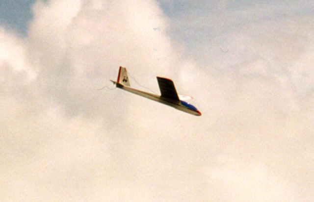 Planeur Panda, en vol � Adelboden