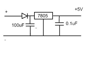 Schéma du 7805